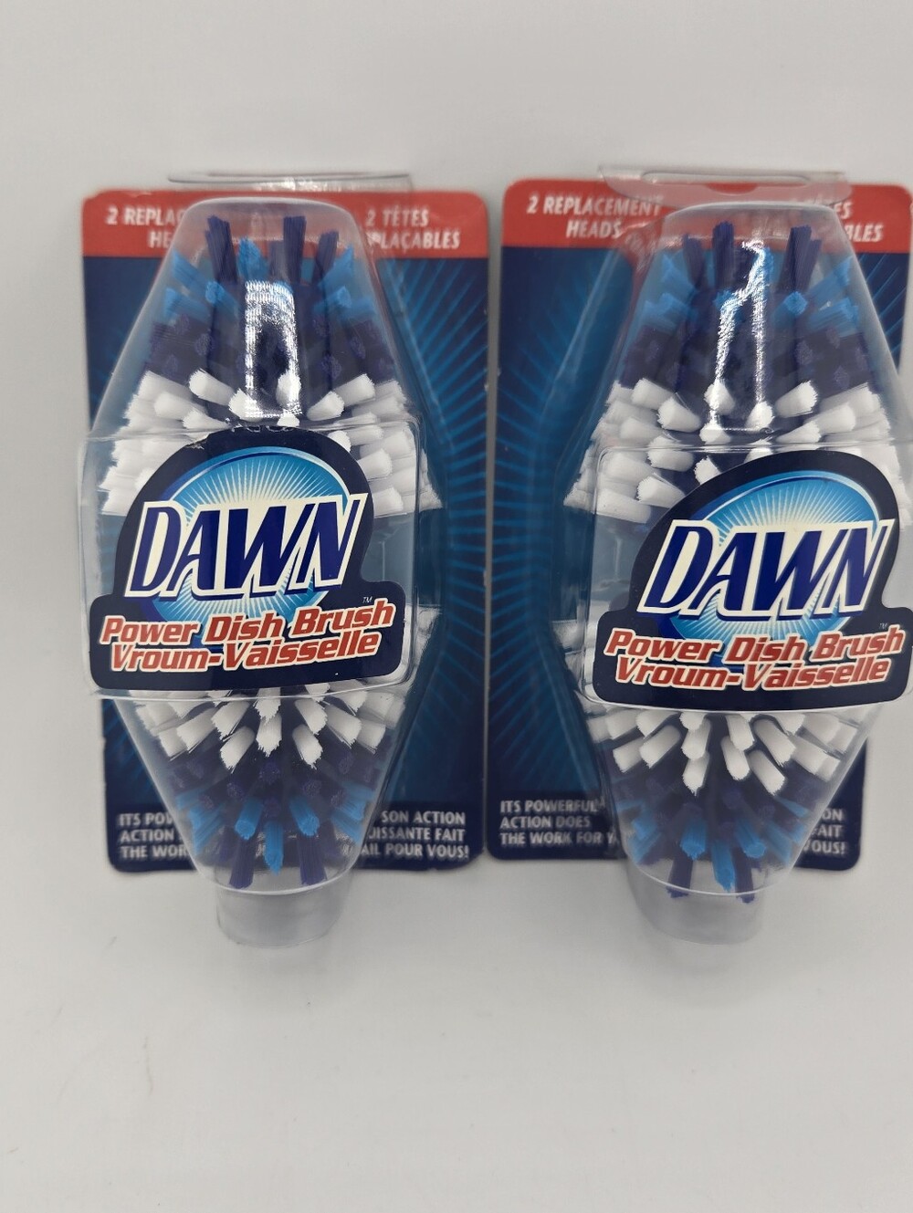 4 Dawn Power Dish Brush Replacement Heads Discontinued Refills Scrubber Bristles